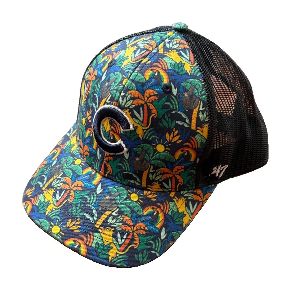 Chicago Cubs Jungle Gym Youth Hat Adjustable Cap 47 Mesh Trucker MLB